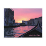Venice Sunset Postcard