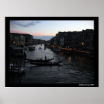 Venice Sunset with Gondalas posters