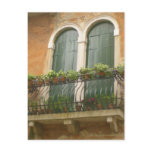Venice Window Box Postcard