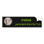 Venkman Bumper Sticker