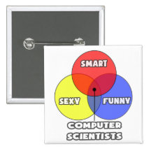 Venn Diagram .. Computer Scientists Buttons
