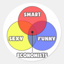 Venn Diagram .. Economists Sticker