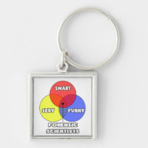 Venn Diagram .. Forensic Scientists Key Chain