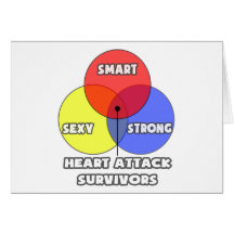 Venn Diagram .. Heart Attack Survivors Cards