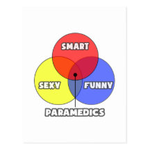 Venn Diagram .. Paramedics Postcards