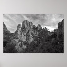 Ventana Canyon bw1 Poster