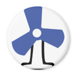 ventilator icon refrigerator magnet