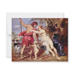 Venus And Adonis By Rubens Peter Paul invitations