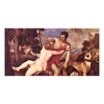 Venus And Adonis,  By Tizian (Best Quality) photo cards