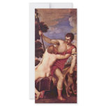 Venus And Adonis,  By Tizian rack cards