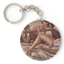 Venus And Mars By Botticelli Sandro (Best Quality) Key Chains