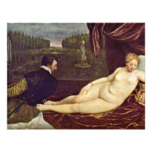 Venus And The Organ Player By Tizian Invites