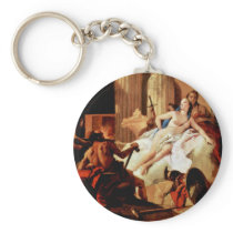 Venus And Vulcan By Tiepolo Giovanni Battista Key Chains