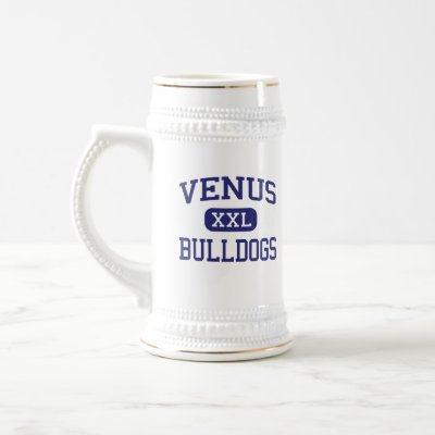 Venus - Bulldogs - Venus High School - Venus Texas Mugs by customteamsportswear