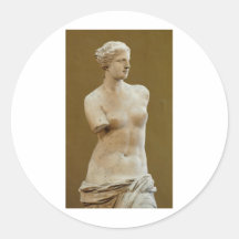 Venus de Milo Round Sticker