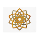 Venus Flower Duo - antique metal postcards