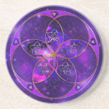 Venus Flower of Love fineART Universe Coaster