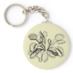 Venus Flytrap Vintage Art keychains