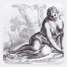 Venus in the Borghese Gardens, c.1653 Stickers