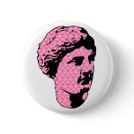 Venus marble statue button