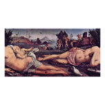 Venus, Mars And Cupid, Italian: Venere E Marte Amo photo cards