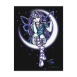 Venus Moon Celestial Fairy Fantasy Postcard