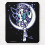 "Venus Moon" Crescent Moon Fairy Art Mousepad