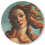 Venus on the Half Shell (detail) buttons