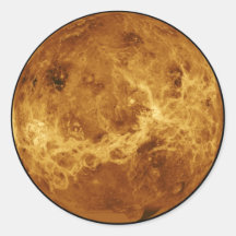 Venus Round Stickers