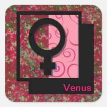 Venus Square Stickers