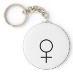 Venus Symbol Keychain
