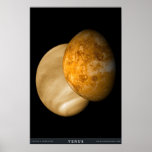 Venus with Visible and Radar Illumination  posters