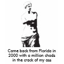 venusdemilo, Came back from Florida in 2000 wit... t-shirts