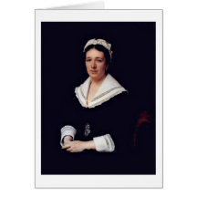 Vera Tretjakowa By Ivan Nikolaevich Kramskoy Greeting Cards