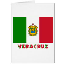 Veracruz Unofficial Flag Greeting Card