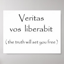 Veritas vos liberabit-poster