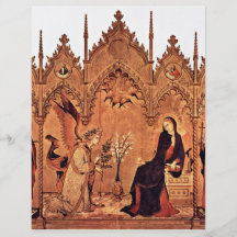 Verkündigungstriptychon Middle Panel: Annunciation Full Color Flyer