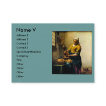 Vermeer's Maidservant Pouring Milk (circa 1660)