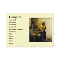Vermeer's Maidservant Pouring Milk (circa 1660)