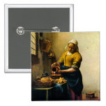 Vermeer's Maidservant Pouring Milk (circa 1660) Pins