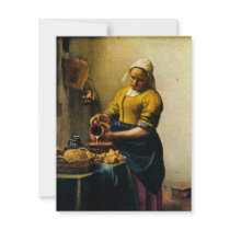 Vermeer's Maidservant Pouring Milk (circa 1660)