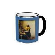 Vermeer's Maidservant Pouring Milk (circa 1660) Mug