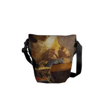 Vermeer's The Lacemaker Courier Bags