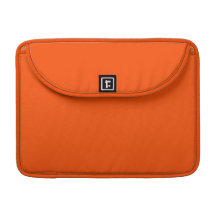 Vermilion Orange Macbook Pro Flap Sleeve Sleeve For MacBooks