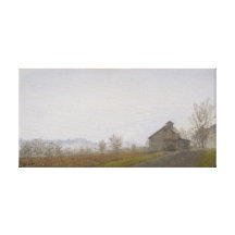 Vermont Barn Gallery Wrapped Canvas