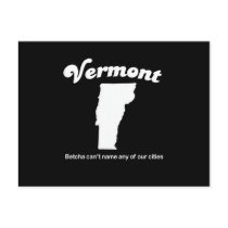 Vermont - Betcha cant name our cities T-shirt