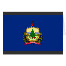 Vermont Flag Greeting Cards