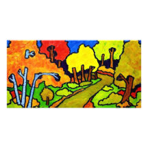 Vermont Foliage o-8 Custom Photo Card
