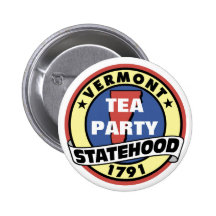 VERMONT TEA PARTY STATE BUTTON