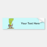 Vermont VT Hiker Vintage Travel Souvenir Bumper Sticker
